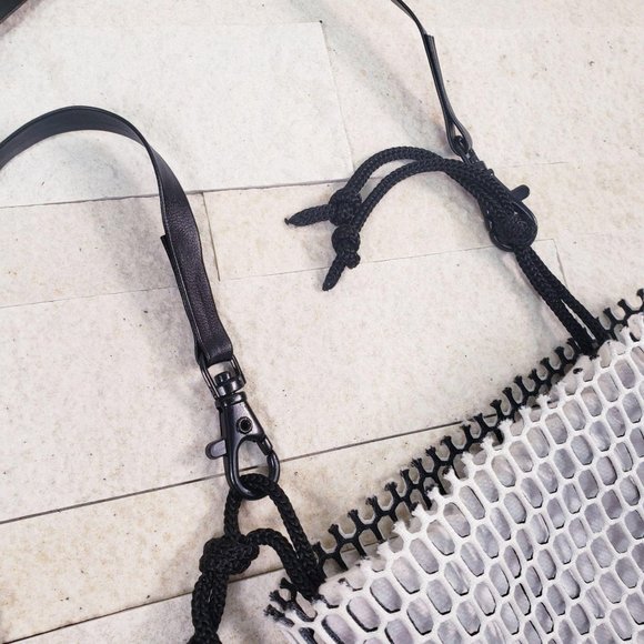 NEW JAREL ZHANG Black Leather Pouch Mobile Bag SMALL Authentic Lightweight‎ - Picture 7 of 10